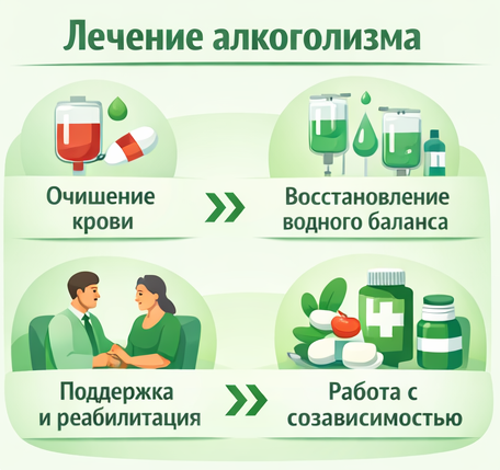 лечение алкоголизма в Иваново этапы